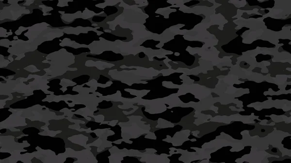 Czarny Kamuflaż Kamuflaż Wojskowy Formaty Ilustracji Uhd — Zdjęcie stockowe
