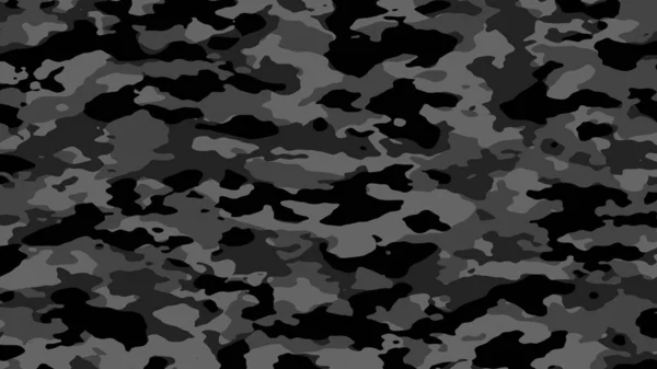 Camuflagem Preta Camuflagem Militar Formatos Ilustração Uhd — Fotografia de Stock