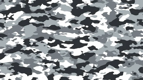 Ανοιχτό Γκρι Μαύρο Λευκό Καμουφλάζ Στρατιωτικό Καμουφλάζ Σχήματα Εικονογράφησης Uhd — Φωτογραφία Αρχείου
