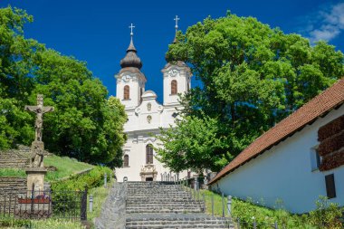 Benedictine Tihany Abbey in Tihany, Balaton, Macaristan