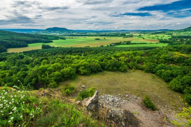 Balaton Uplands, Kali-Basin, Macaristan 'ın klasik Macar manzarası.