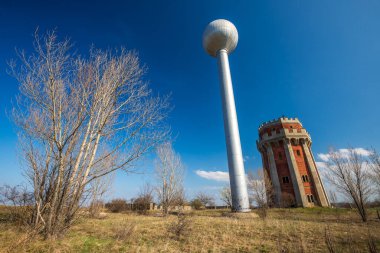 Hajmasker abandoned tower in Veszprem, Hungary clipart