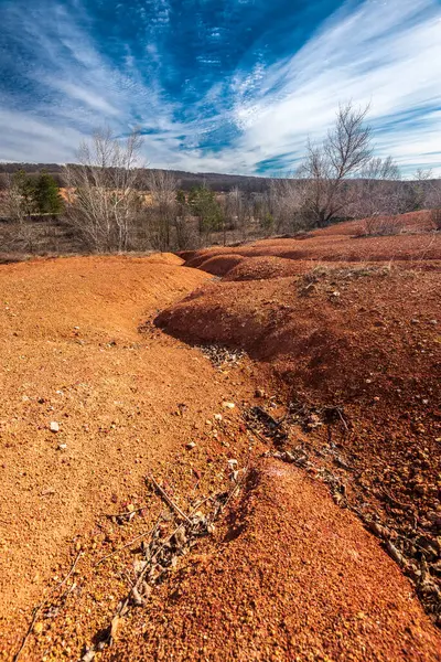 stock image Gant, abandoned bauxite mine in Hungary