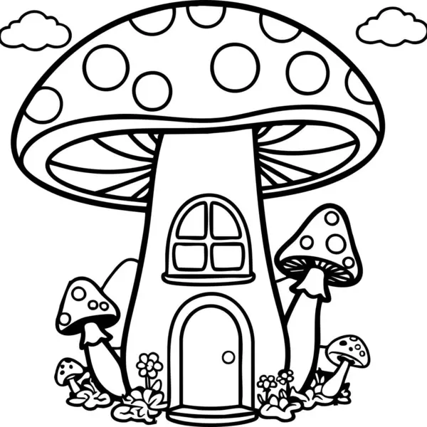 Bu büyüleyici boyama sayfası diğer küçük mantarlar, çiçekler ve bulutlarla çevrili fantezi bir mantar evini sunar. Küçük çocuklar için mükemmel, bu büyülü sahne yaratıcılığa ve hikaye anlatımına ilham veriyor. Peri masallarına harika bir katkı.