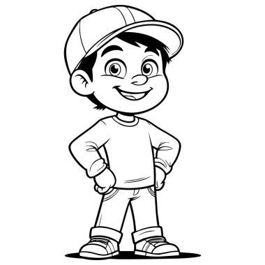 Detaylı sarmal kabuklu, büyük gözlü ve gülen yüzlü dost canlısı bir salyangoz çizgi filmi. Eğlenmek için mükemmel.