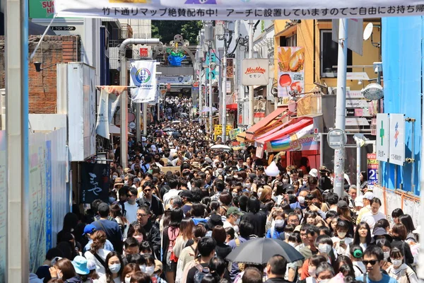 Tokyo Giappone Maggio 2023 Takeshita Dori Una Delle Strade Più — Foto Stock
