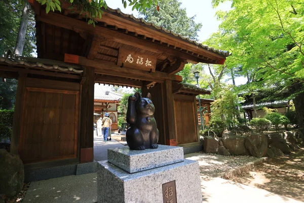 Токіо Японія Мей2 2023 Готокудзі Знаменита Котяча Святиня Токьо Яку — стокове фото