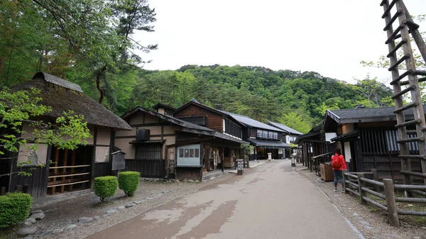 Kinugawa Onsen Japonya Mayıs 12023 Edo Wonderland Nikko Edomura Japonya — Stok fotoğraf