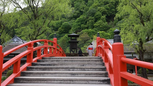 日本金川翁森 2023年5月1日 江户万国木桥 是日本著名的主题公园之一 它是一个历史主题公园 再现江户时代的日本城镇生活 — 图库照片