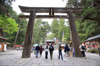 Nikko shi, Japonya - Toshogu tapınağı, Tokugawa Leyasu 'ya ithaf edilmiştir. UNESCO Dünya Mirası Alanı 