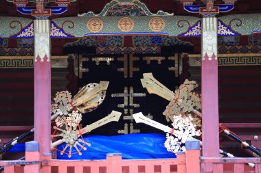 Nikko she, Japan - Toshogu shrine , dedicated to Tokugawa Leyasu. UNESCO World Heritage Site clipart
