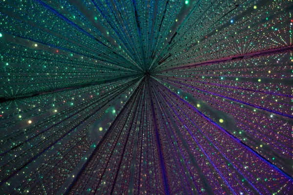 blue and purple LED light show background