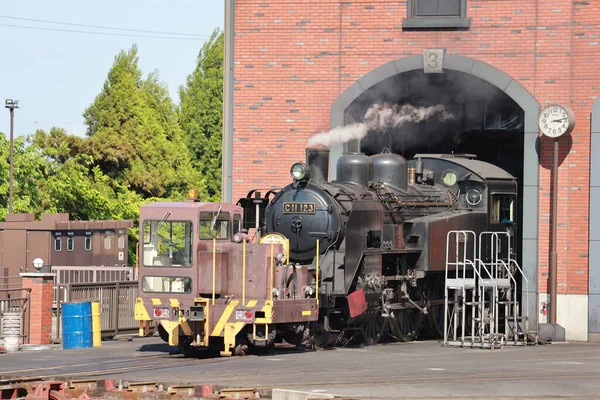 Shimo Imaichi Ιαπωνία Μαΐου 2023 Stream Locomotive Taiju Σταματά Tobu — Φωτογραφία Αρχείου