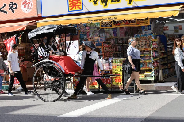 Tokyo Maj 2023 Oidentifierad Man Klänning Med Edo Stil Med — Stockfoto