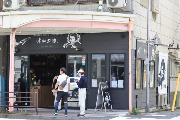 2023年5月2日 Kappabashi Dori的餐具商店 Kappabashi以其在东京的日本餐具市场而闻名 被称为Kitchen Town — 图库照片