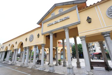 Macau, Çin 2 Temmuz 2023: Taipa, Taipa 'nın geleneksel geçidi Macau' daki eski bir kasabadır.