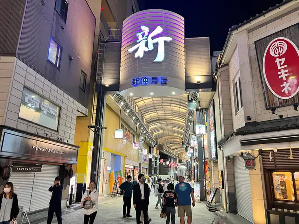 Tokio Mei 2023 Het Schrikbewind Van Shin Nakamise Shopping Street — Stockfoto