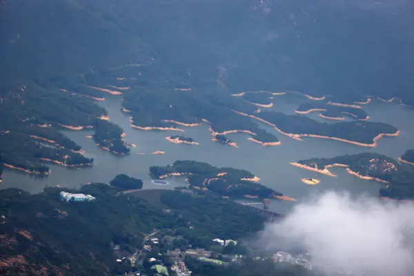 stock image the landscape of Tai Lam Chung Reservoir in Hong Kong