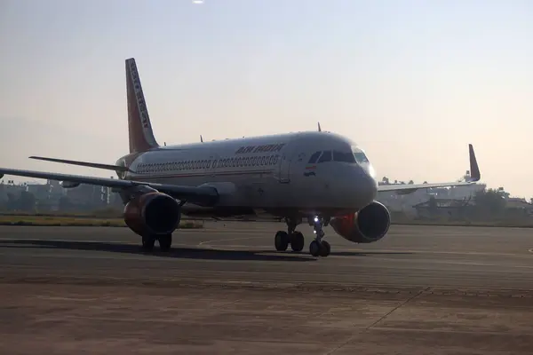 stock image Kathmandu, Nepal - November 22 2023: air india departure from the domestic flight area of Tribhuvan international airport. it is only one international airport in nepal.