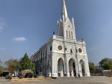 Bangkok 'un kırsal kesimindeki Bang Khonthi' de doğan kadınımızın katedrali. Paulo Salmone tarafından 1860 'dan beri inşa edilmiştir..