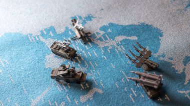 Füze fırlatma modeli ve Avrupa haritası, Rusya-Ukrayna sınırı