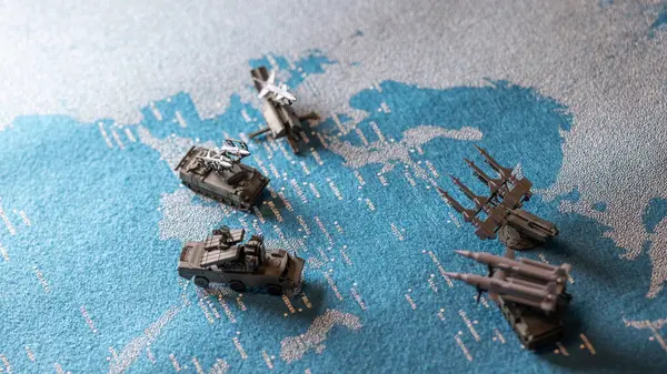 Füze fırlatma modeli ve Avrupa haritası, Rusya-Ukrayna sınırı