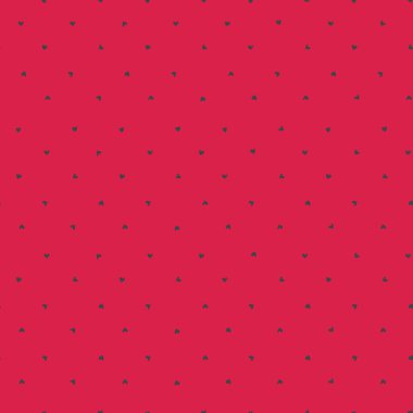 Kusursuz desen. El çizimi kalp şekilleri Yılın Rengi, Viva Magenta, ambalaj kağıdı ve diğer tasarım projeleri için. Sevgililer Günü konsepti, aşk, aşk konsepti