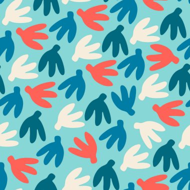 Kusursuz desen. Doğal boyalar, organik ve geometrik şekillerin zengin renklerinden esinlenilmiş el yapımı desenler, modern dokunuşlu klasik cazibe ambalaj kağıdı ve diğer tasarım projeleri için.