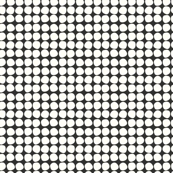 Bezešvý Vzor Ručně Kreslenou Ozdobou Stylu Konstruktivismu Černobílý Monochromatický Grafický — Stockový vektor
