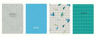 El çizimi limonlu kapak sayfası şablonları. Kusursuz kalıplara dayanarak. Başlıklar izole ve değiştirilebilir. Defterler, defterler, günlükler vs. için mükemmel