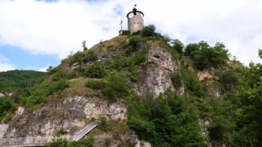 Tarascon-sur-ariege, Castella kulesi, şimdi de saat kulesi