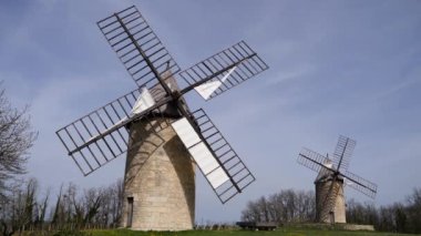 Moulins de Calon, Saint Emilion şehri yakınlarında, Fransa