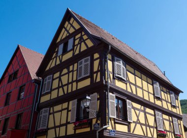 Alsace, Fransa 'da tipik bir ev