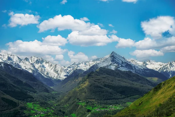 Utsikt Över Valley Argeles Gazost Pyrenéerna Frankrike — Stockfoto