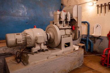 Fransa 'daki Ligne Maginot Kalesinde Makine