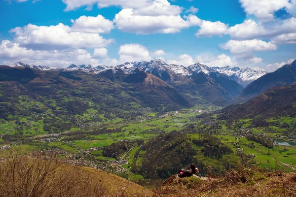 Vale Argeles Gazost Montanhas Dos Pirenéus França — Fotografia de Stock