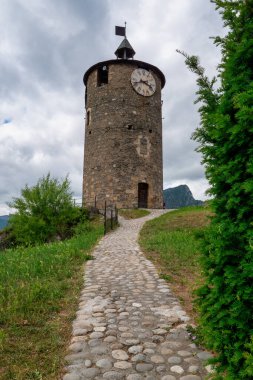 Tarascon-sur-ariege, Castella Kulesi, (şimdi saat kulesi)