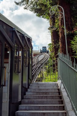 Fransa 'da Pau funicular manzarası