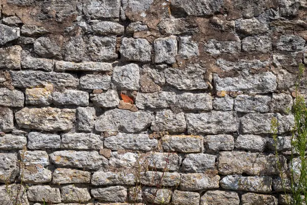 Old Ancient Stone Wall Background Texture — Stock Photo, Image