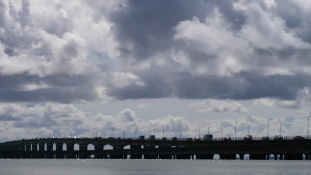 Oleron Köprüsü Fransa Oleron Adası Bağlıyor — Stok video