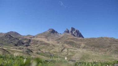 Pic du Midi d Ossau manzarası, Fransız Pyrenes dağları