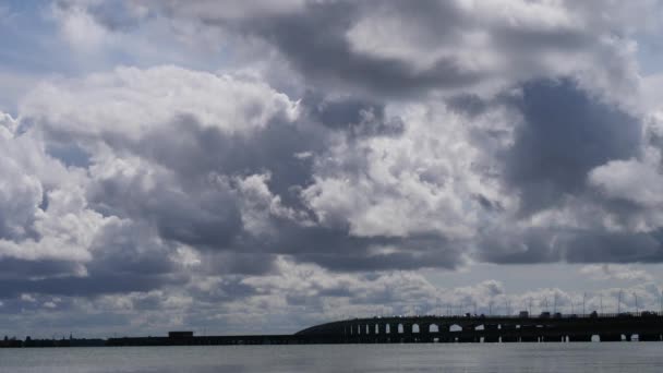 Fransa Oleron Adası Bağlayan Oleron Köprüsü — Stok video