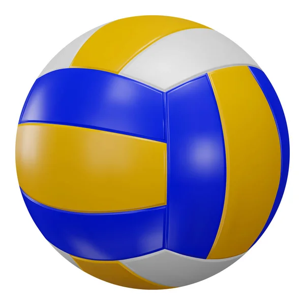 Isolerad Volleyboll Realistisk Illustration — Stock vektor