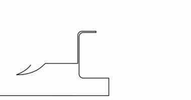 Kişisel çizim çizgi animasyon sohbet yorumları dolar sürekli tek satır çizilmiş konsept video