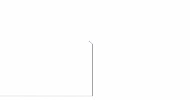 Origami çizgi animasyonu kağıt yel değirmeni sürekli tek bir çizgi konsept video çizer