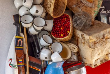 PARK _ MONTENEGRO _ QUINDIO COLOMBIA, 30 _ 12 _ 2014 _ Kahve Parkı, Kahve Bölgesi topraklarını kapsayan bir gelenek geleneği gezisidir..