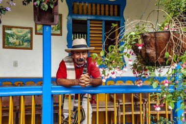 PARK _ MONTENEGRO _ QUINDIO COLOMBIA, 30 _ 12 _ 2014 _ Kahve Parkı, Kahve Bölgesi topraklarını kapsayan bir gelenek geleneği gezisidir..