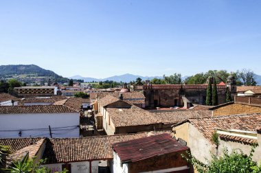 Siena, Patzcuaro, Michoacan, Meksika 'daki Saint Catherine Kilisesi ve Manastırı 