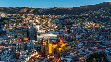 Guanajuato, Meksika 'nın Güzel Panorama Manzarası