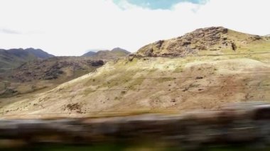 Video, Güzel Nant Gwynant Geçidi 'nin tepesi, Snowdonia, Kuzey Galler, İngiltere, manzara, geniş açı, geniş açı